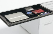 センター引出し　A3用紙やノートPC収納OK