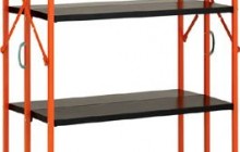 ワンタッチ折りたたみ式スチール棚「ワンタッチラック」