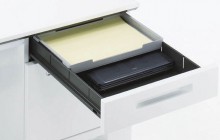 脇上引出しは深みがありOPTION使うと更に2段設定も