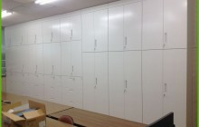 沖縄協同ガス株式会社 中部営業所様 壁面書庫 一式