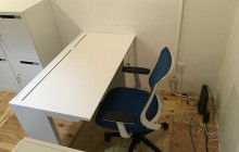 常駐席ブース ブルーチェア