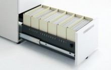 奥行き70cm75cmタイプはA4ファイルボックス11個収納